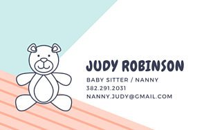 Customize 24 Babysitting Business Card templates online