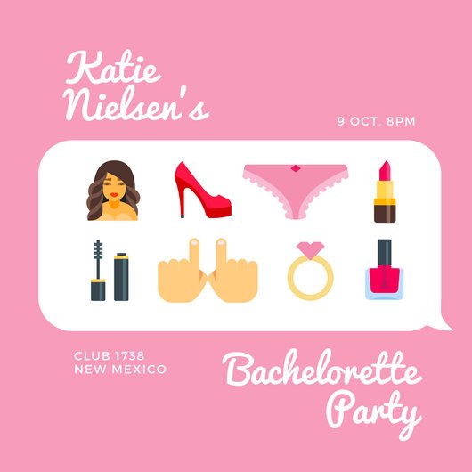 Customize 104 Bachelorette Party Invitation templates