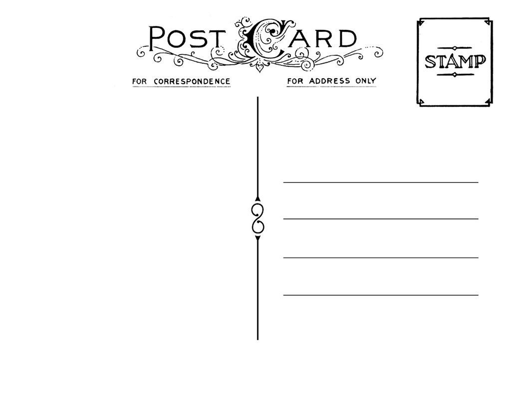DIY postcard save the date back Wedding Stationary