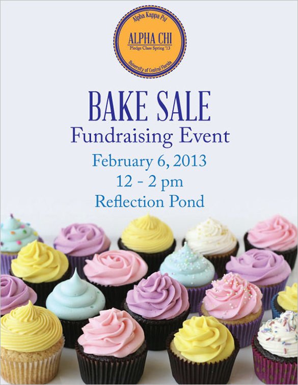 33 Bake Sale Flyer Templates Free PSD Indesign AI