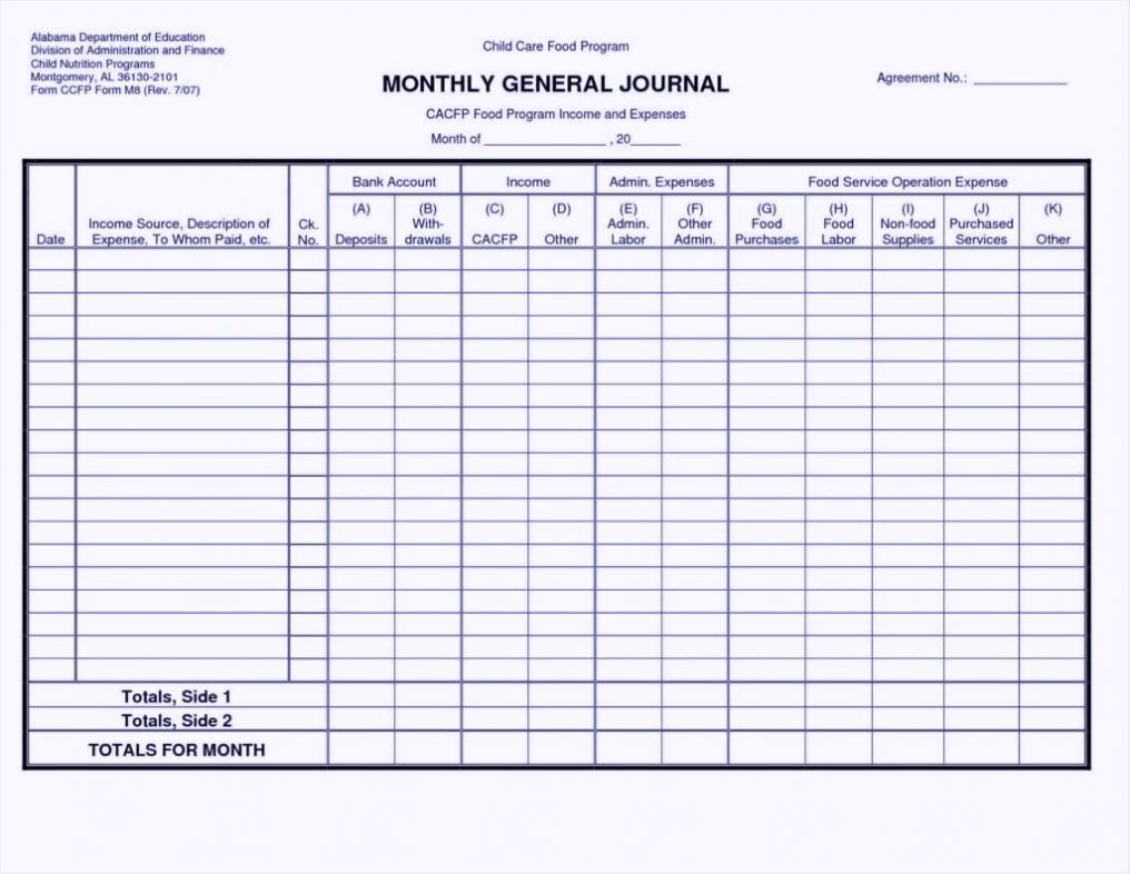 Personal & Small Business Balance Sheet Template Excel