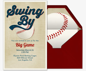 Free Baseball Invitations Ticket Designs & More Evite