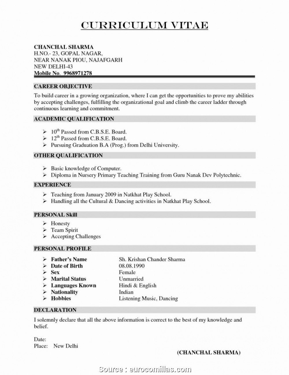 6 Nice Basic Lesson Plan Template Secondary