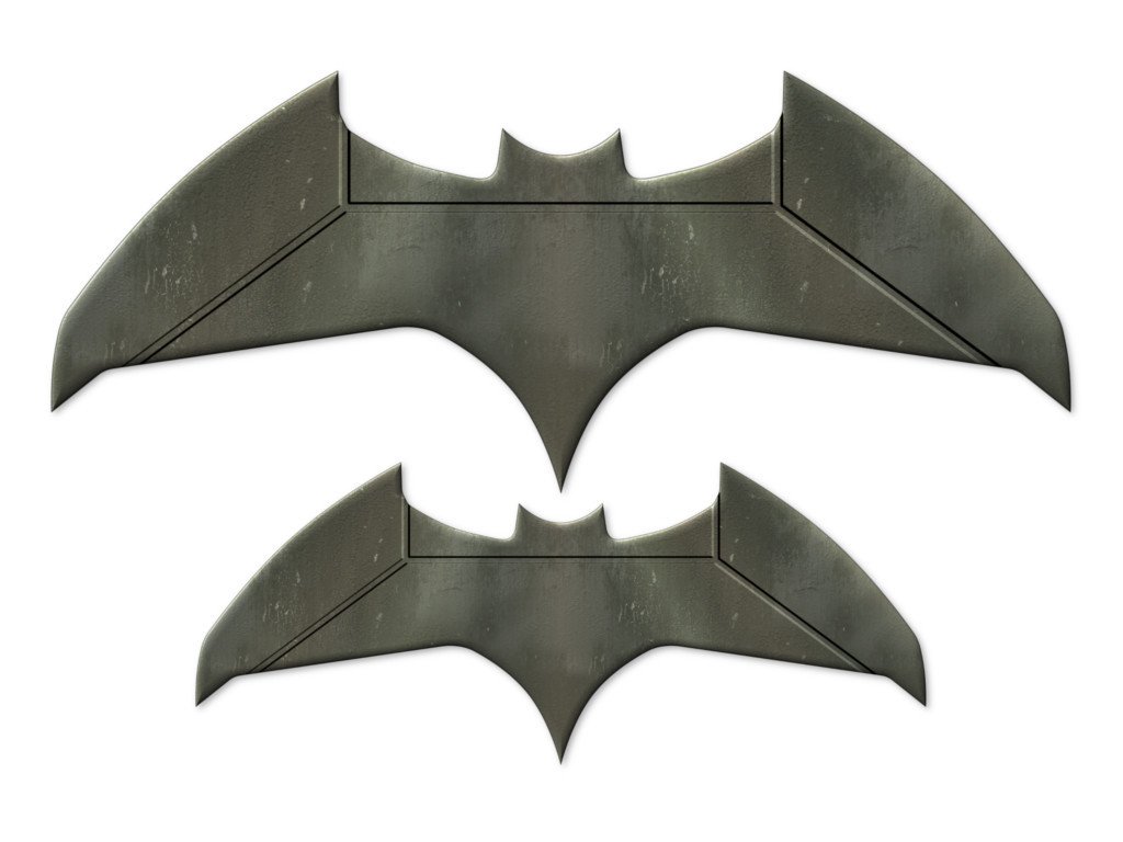 Template for Dawn of Justice Batarang – The Foam Cave