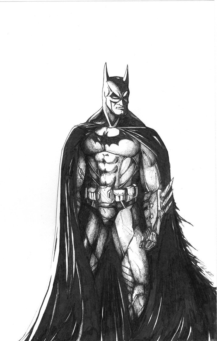 Batman by JusDrewIt on DeviantArt