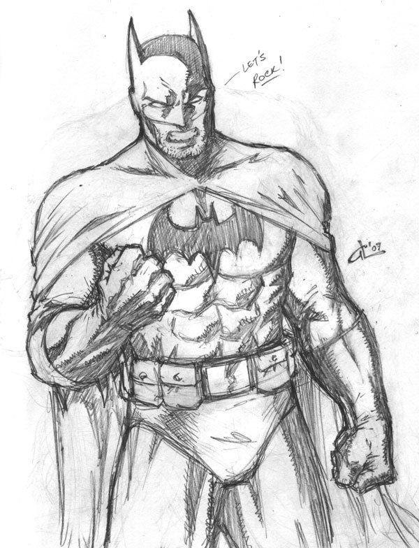 Batman Simple Drawing at GetDrawings
