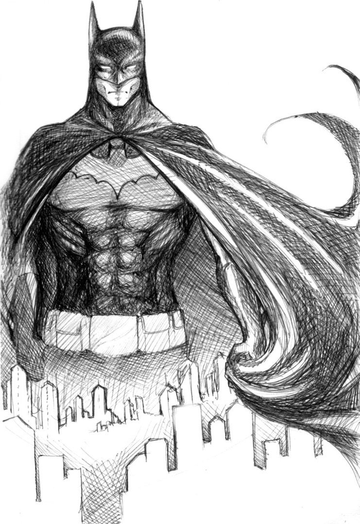 Batman Sketch by jaisamp on DeviantArt