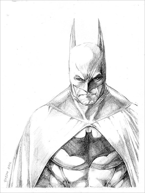 20 Fantastic Batman Drawings Download
