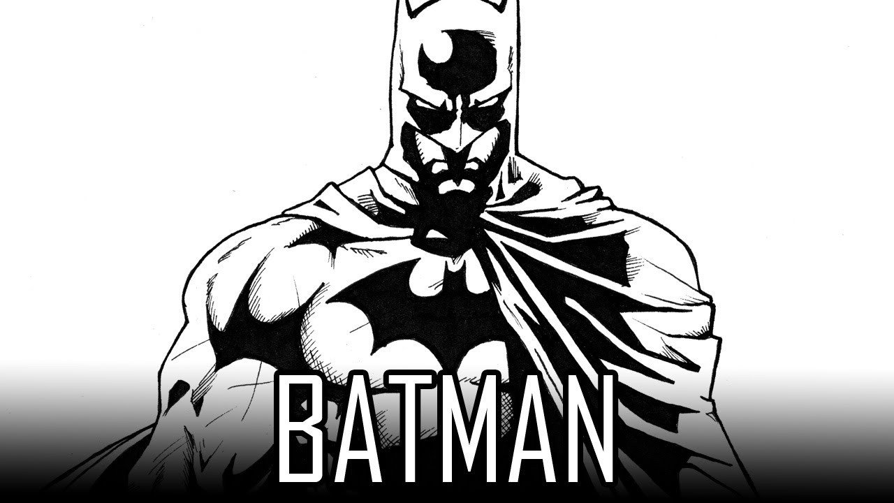 Draw Batman How To Draw With Quick Simple Easy Steps For