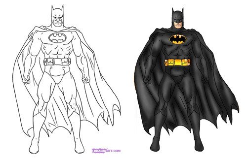 How To Draw Batman on Pinterest