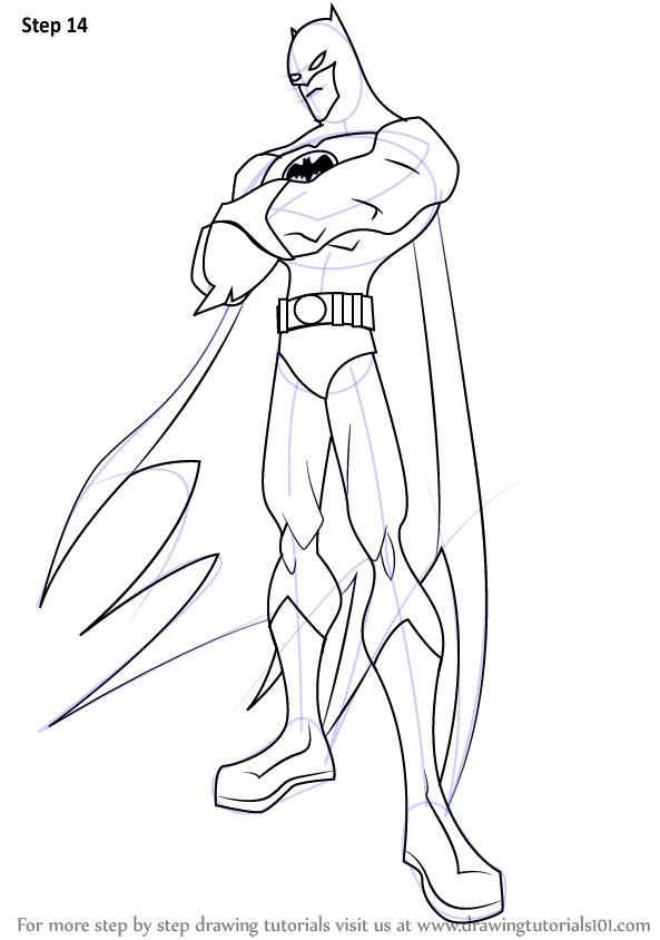 Learn How to Draw Batman from The Batman The Batman Step