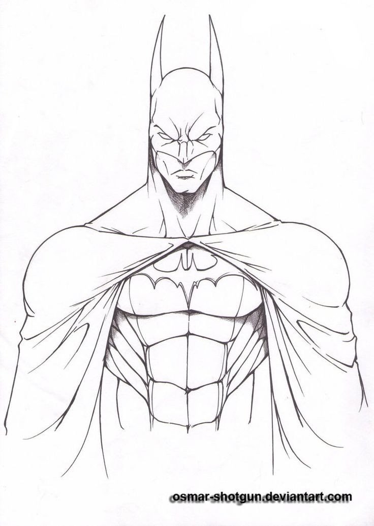Learning how to draw the batman symbol is extremely easy
