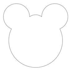 Teddy bear Head pattern Use the printable outline for