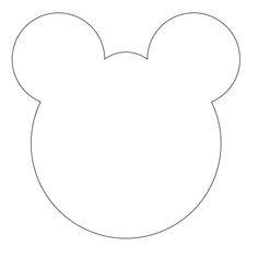 Teddy bear Head pattern Use the printable outline for