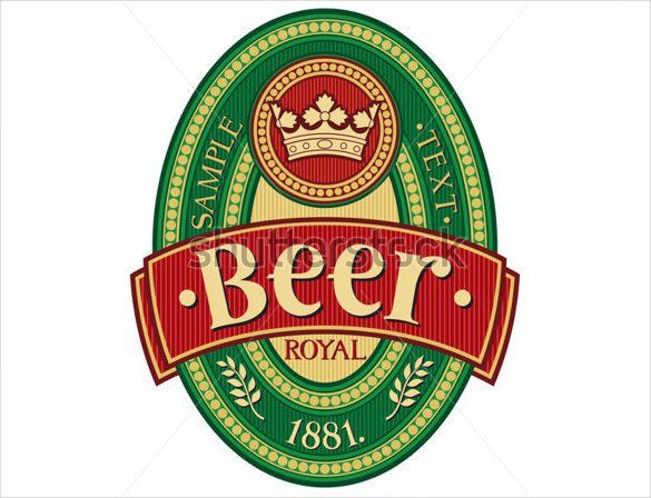 Beer Label Template 27 Free EPS PSD AI Illustrator
