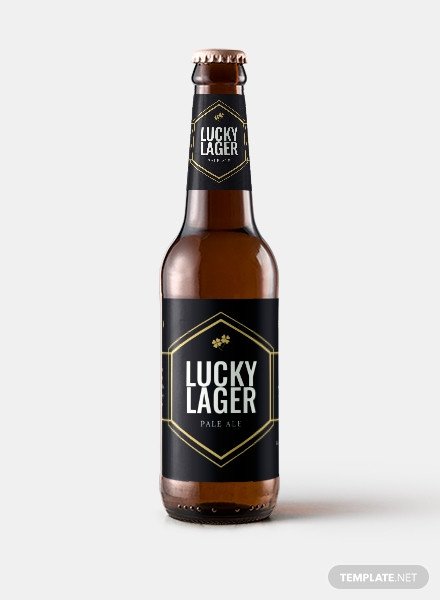 Free Sample Beer Label Template in PSD MS Word Publisher