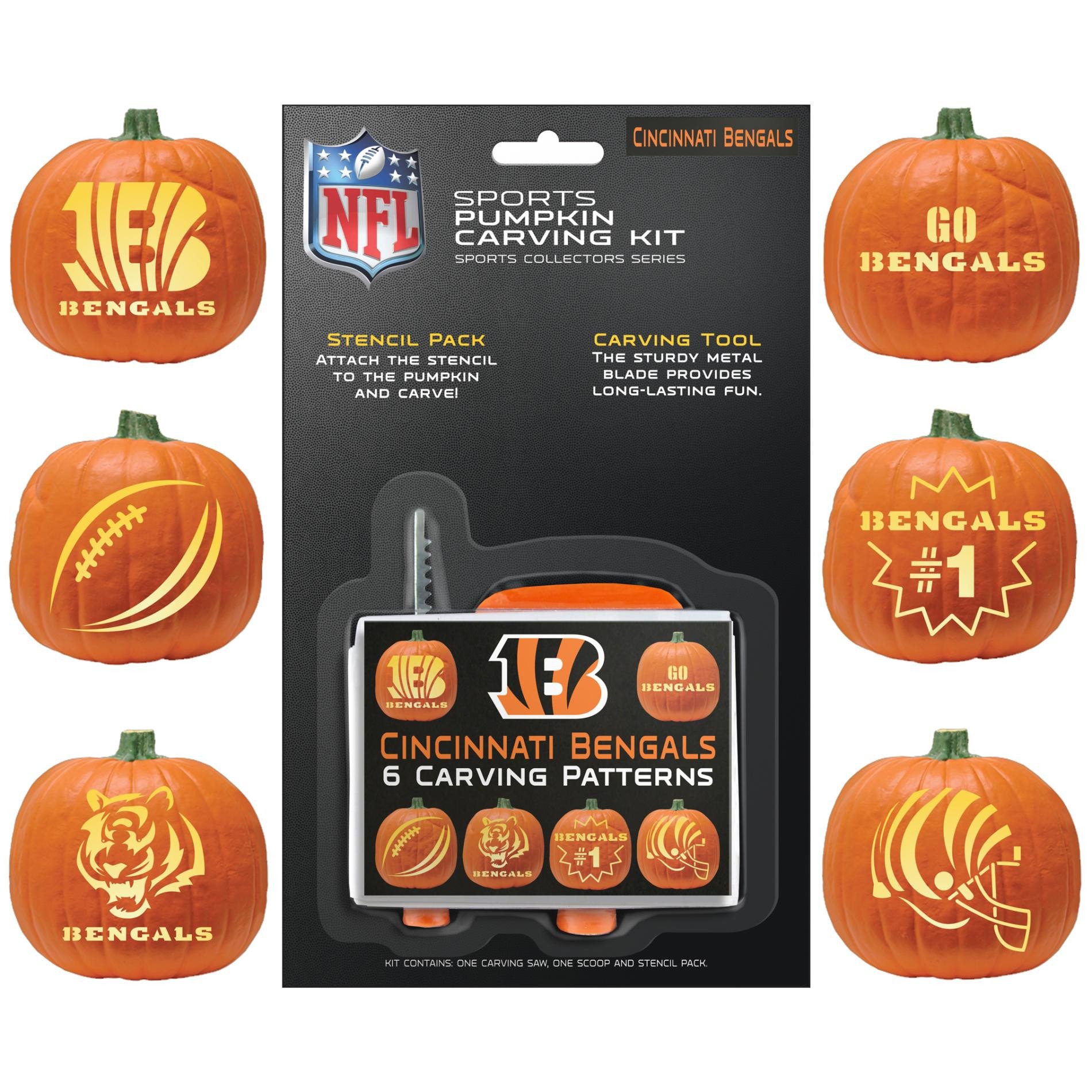 NFL Pumpkin Carving Kit Cincinnati Bengals