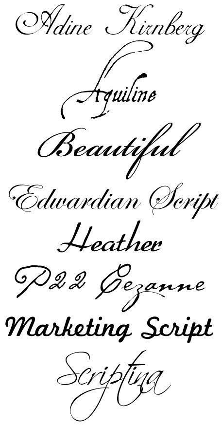 Best 25 Tattoo fonts cursive ideas on Pinterest