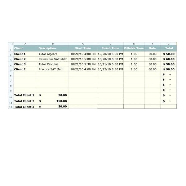 Billable Hours Invoice Template Excel Is Billable Hours