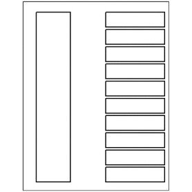 Templates Ready Index Dividers TOC Classic 10 Tab