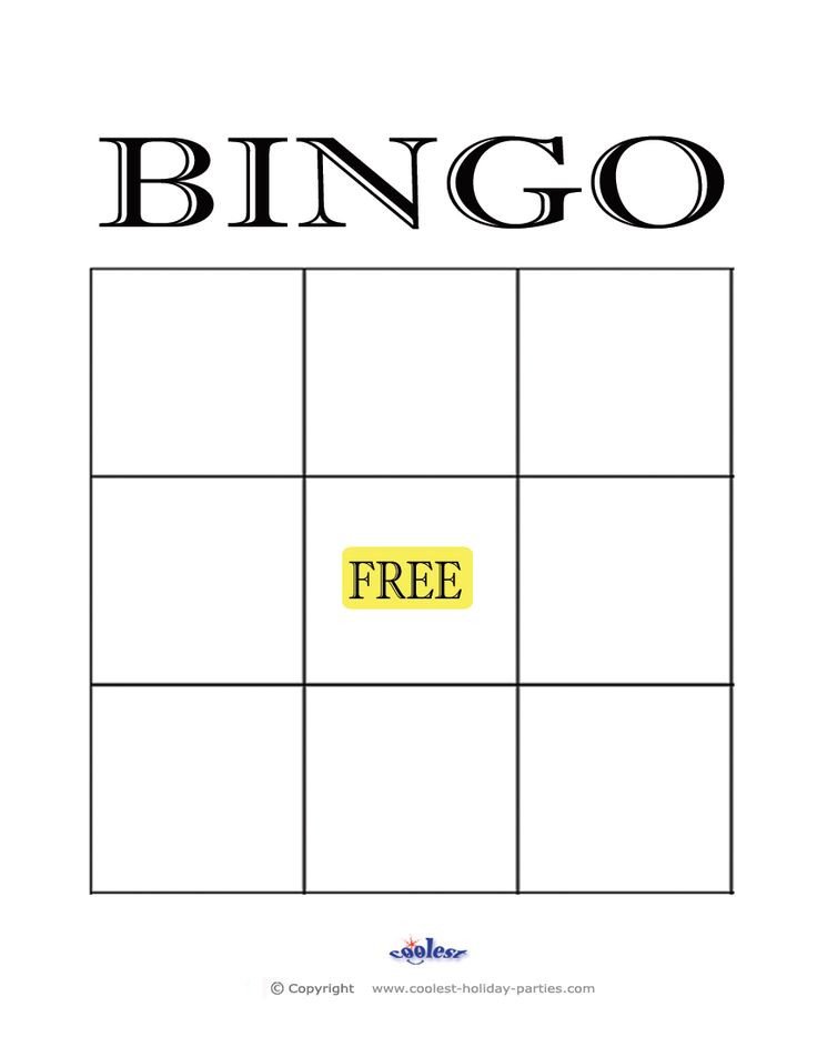 Best 25 Blank bingo cards ideas on Pinterest