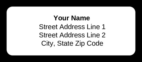 Standard Address Label Text ly Label Templates