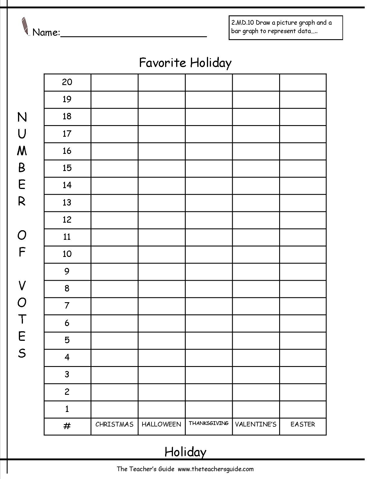 12 Best of Holiday Teacher Worksheets Blank Bar