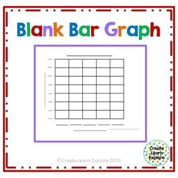Blank Bar Graph Freebie 1st Grade Pinterest