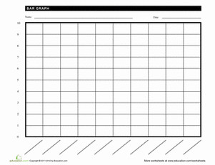 Blank Bar Graph Worksheet