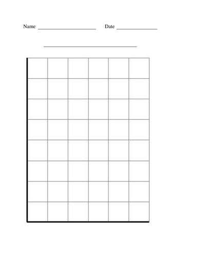 Blank block graph worksheet by lawood0 UK Teaching