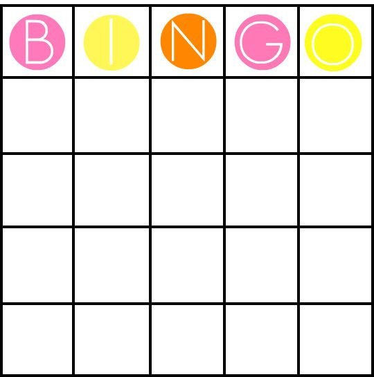 Best 25 Bingo template ideas on Pinterest
