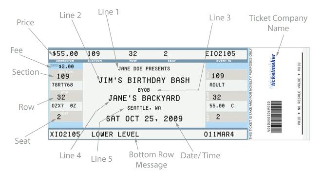 26 Cool Concert Ticket Template Examples for Your Event