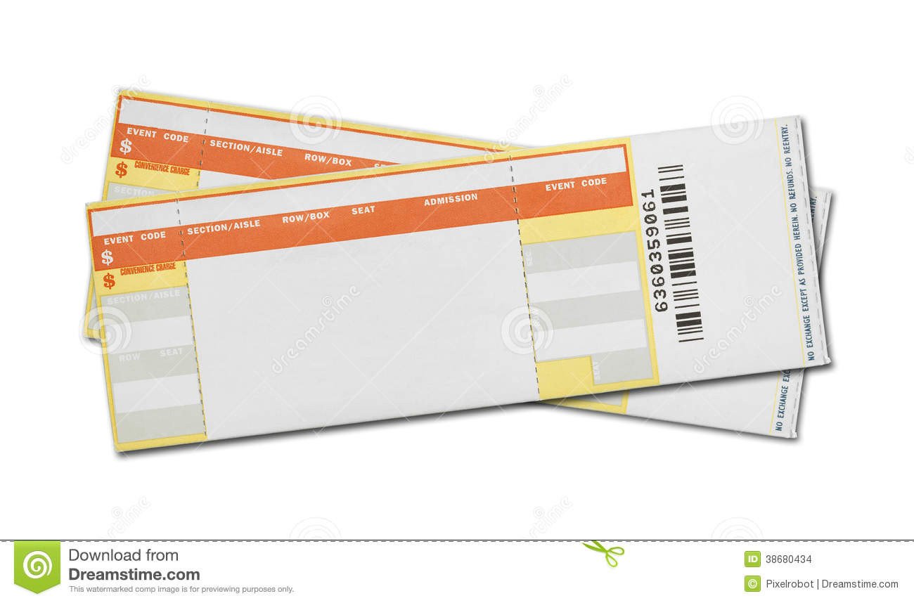 Blank Concert Ticket Clipart Clipart Suggest