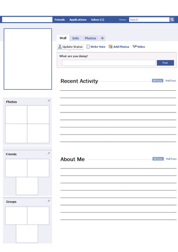 Blank Profile Worksheet Activity by SVRoddam