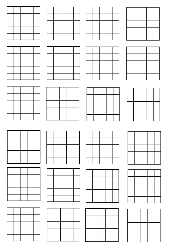 Blank Guitar Chord Sheet