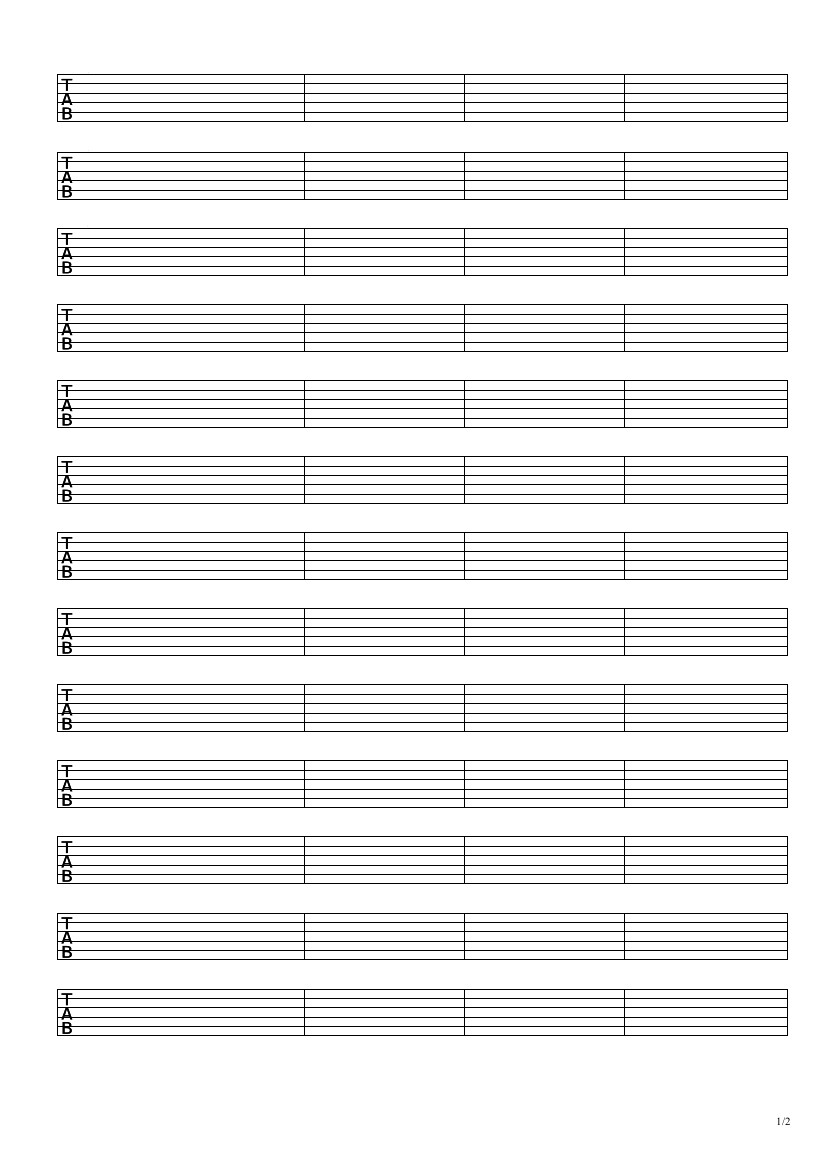 tab notation lines Music in 2019