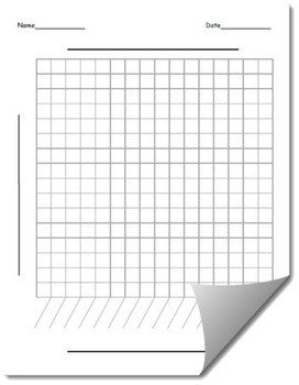 Blank Line Graph Template by Hashtag Teached