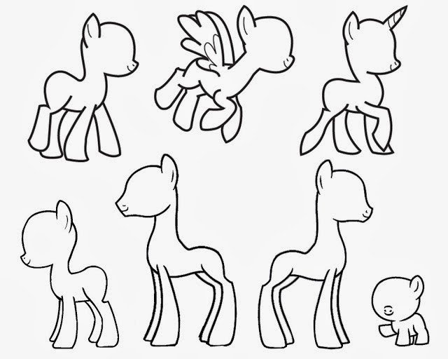 MLP Inspirations Coloring Pages