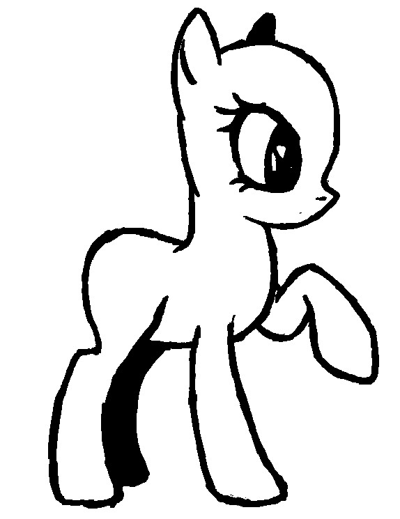Ms Paint Mlp Body Coloring Coloring Pages