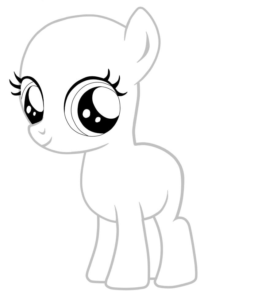 Pony Filly Base by Sumy Chan on DeviantArt
