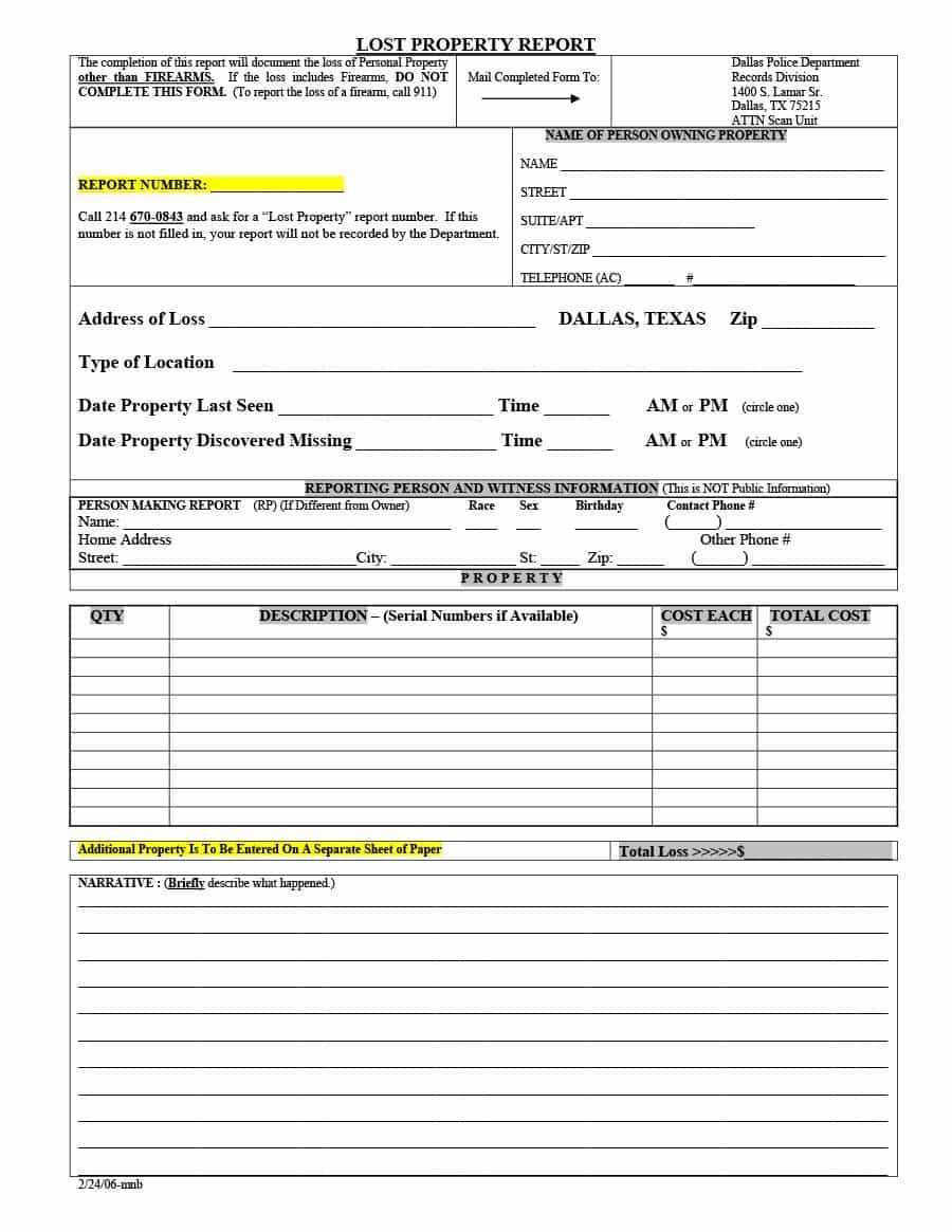 20 Police Report Template & Examples [Fake Real]