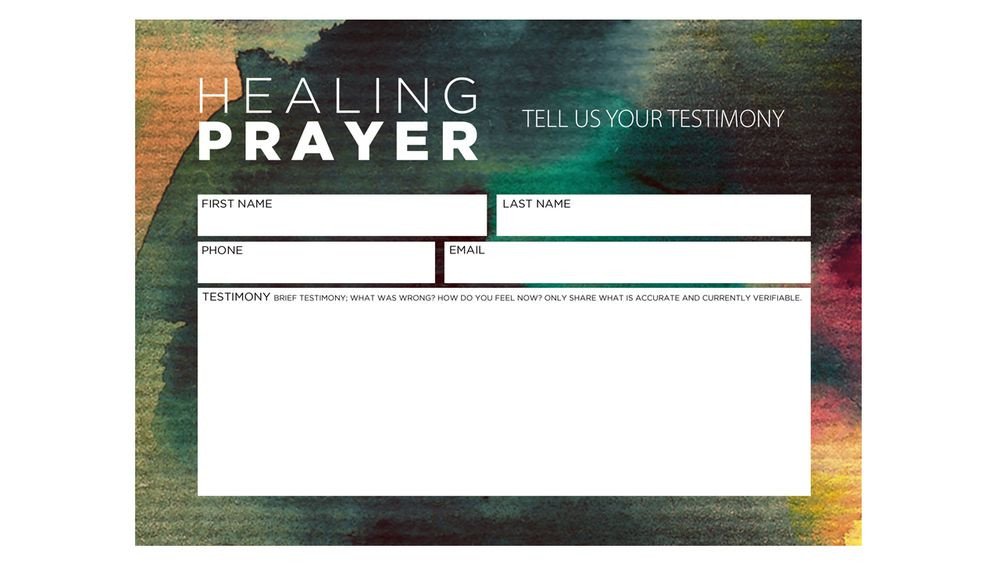 Prayer Request Cards Templates