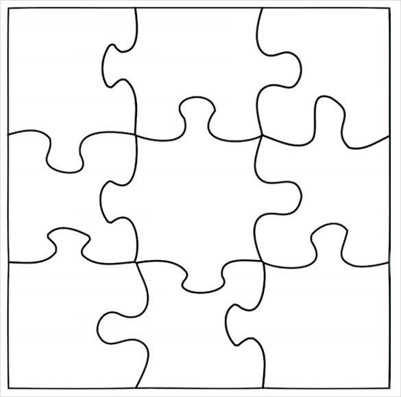 blank puzzle template DriverLayer Search Engine