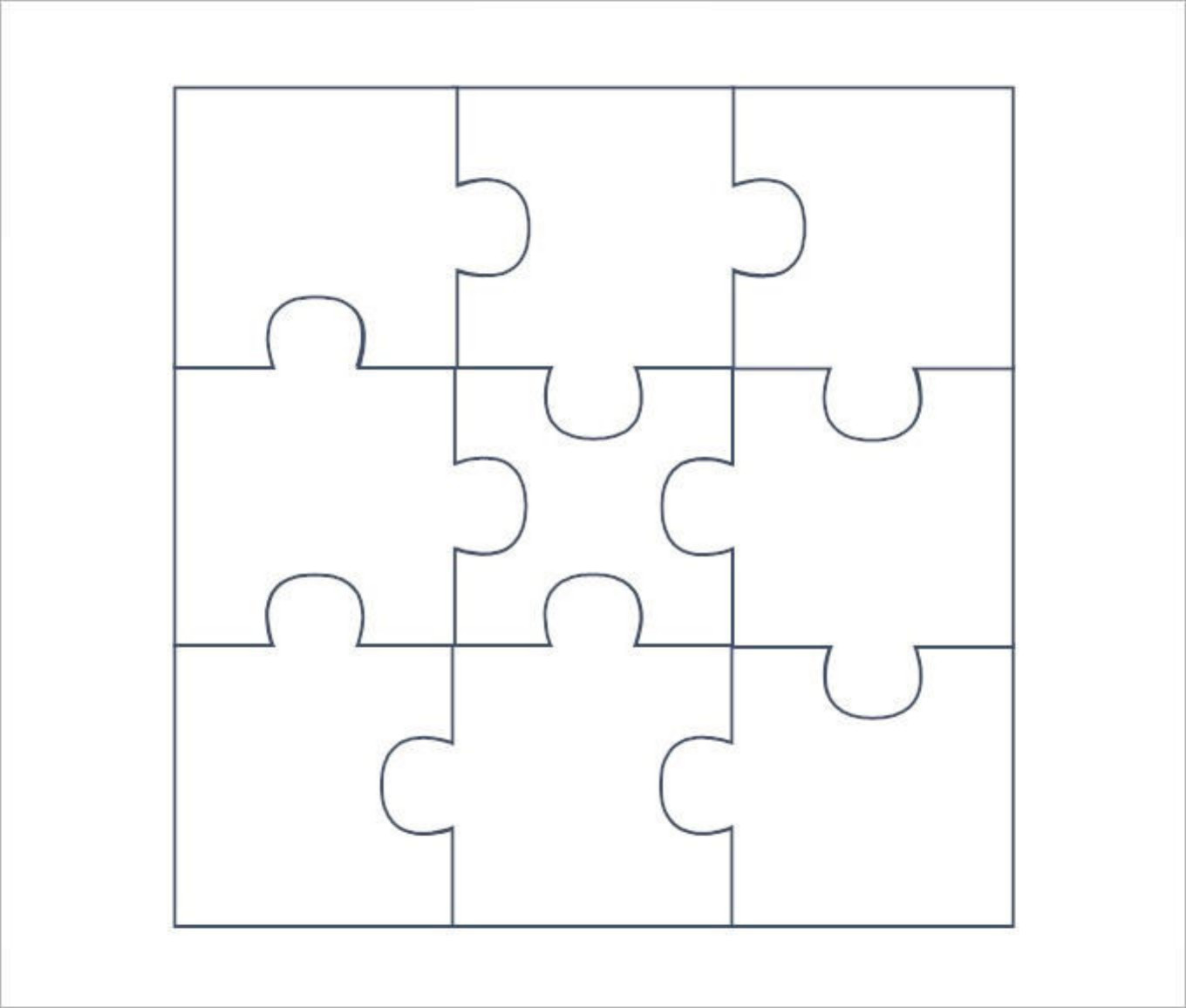 Download Blank Puzzle Pieces Template for Free TidyTemplates