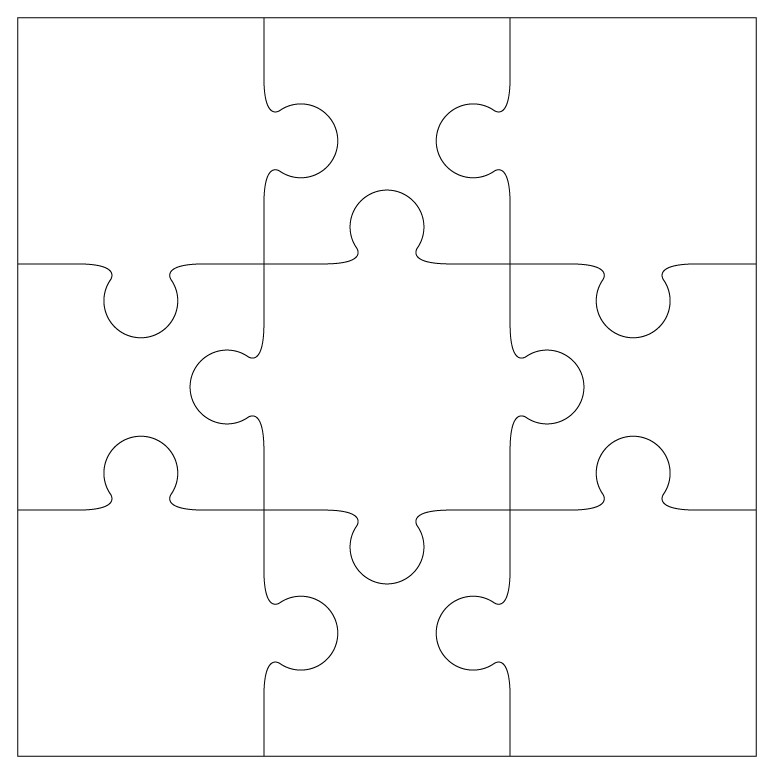 Printable Blank Puzzle Pieces ClipArt Best
