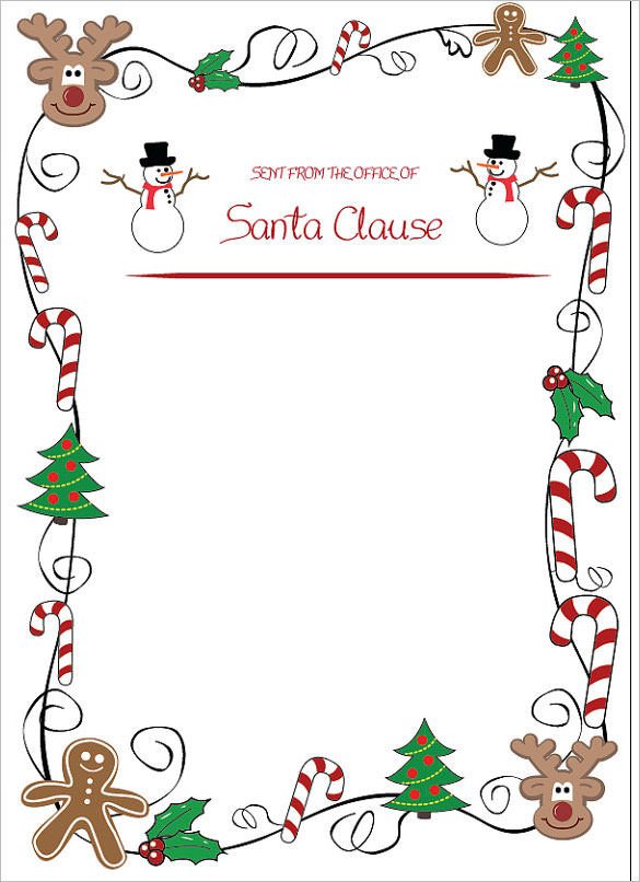 13 Christmas Letter Templates Word Apple Pages Google