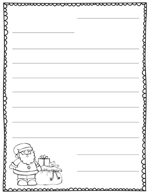 letter to santa blank template