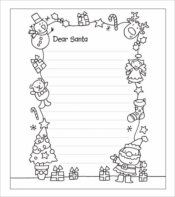 Santa Letter Template 7 Download Free Documents in PDF