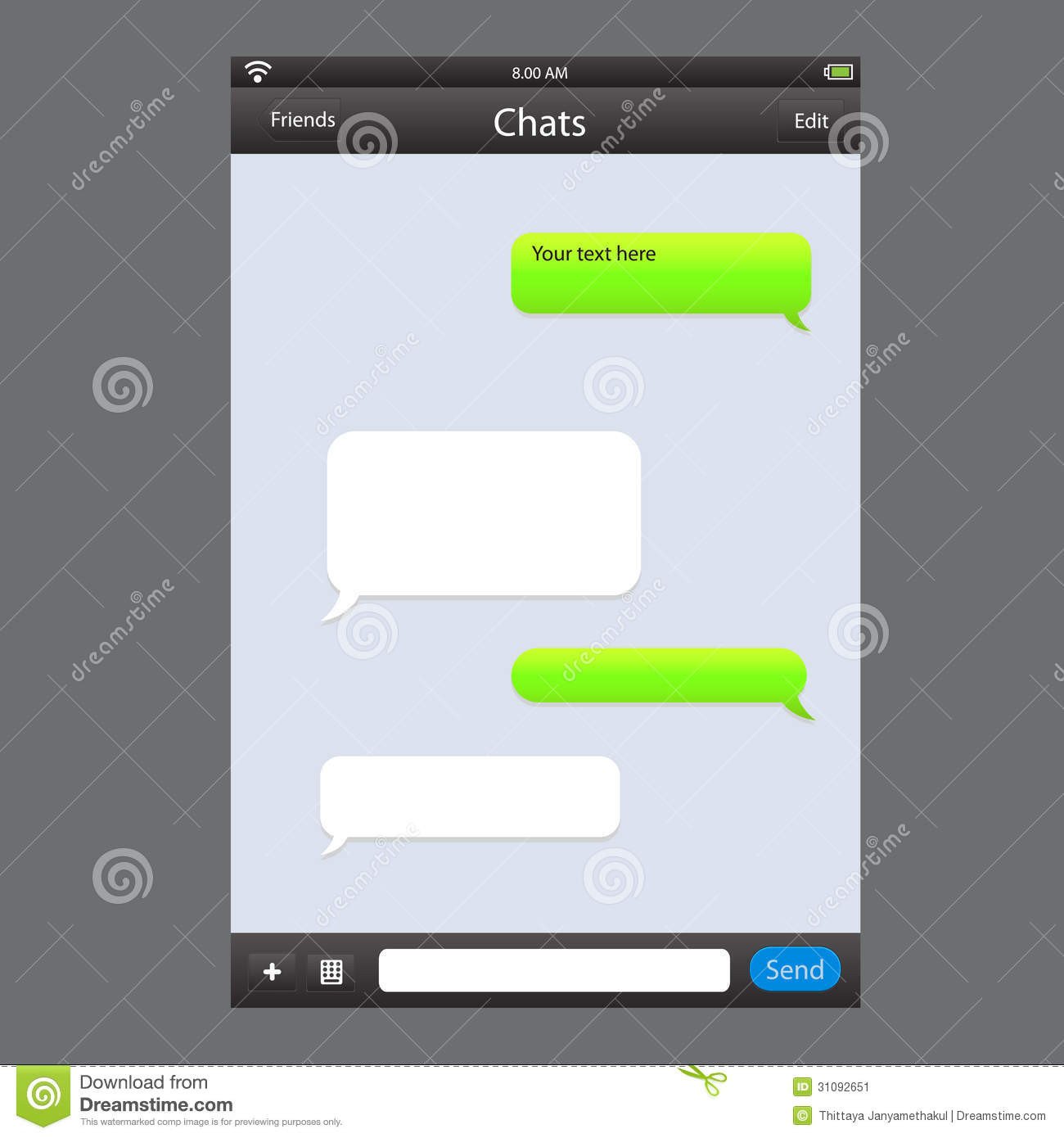 Chat Message Clipart Clipart Suggest