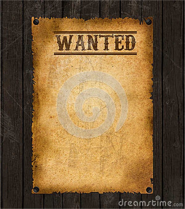 18 Wanted Poster Design Templates in PSD